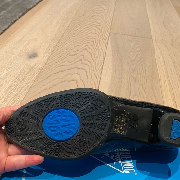 John Fleuvog SOLE TALK DR. GUNTER BROGUED LACE-UP HEELS size 8.5, Like NEW - Picture 11 of 15